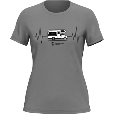 Camping Cardiogram T-Shirt for Women